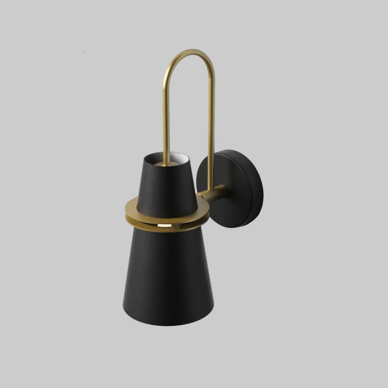 Cone LED Wall Sconce with Adjustable Metal Shade