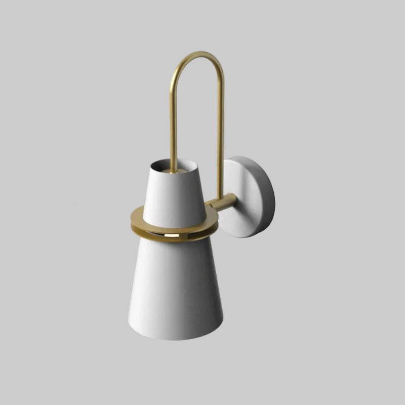 Cone LED Wall Sconce with Adjustable Metal Shade