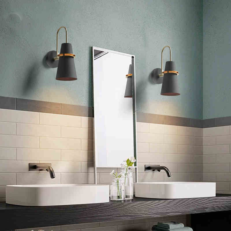 Cone LED Wall Sconce with Adjustable Metal Shade