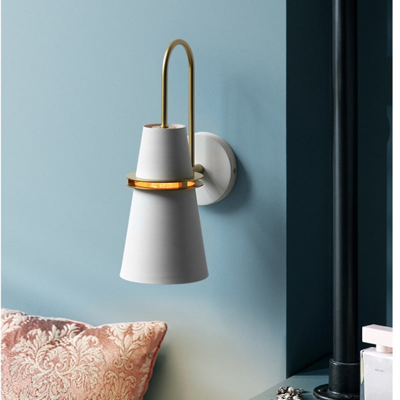 Cone LED Wall Sconce with Adjustable Metal Shade