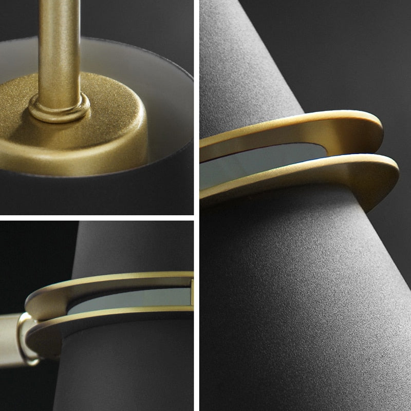 Cone LED Wall Sconce with Adjustable Metal Shade