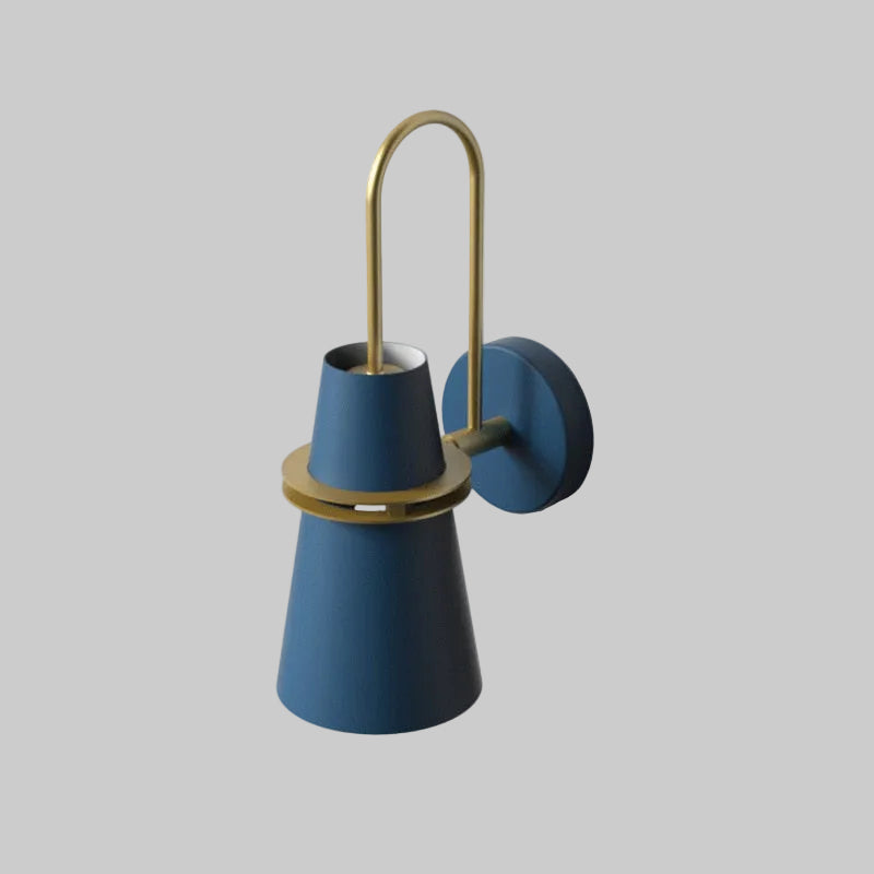 Cone LED Wall Sconce with Adjustable Metal Shade